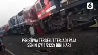Kereta api batu bara tabrakan di Lampung