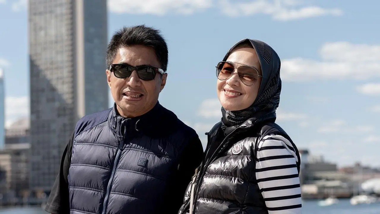 Alya Rohali di Amerika bersama suami, Ramzy Rachbini (Instagram/arohali)