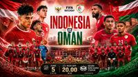 Cover prediksi Timnas Indonesia versus Oman di FIFA Matchday. (Bola.com/AI Generated)
