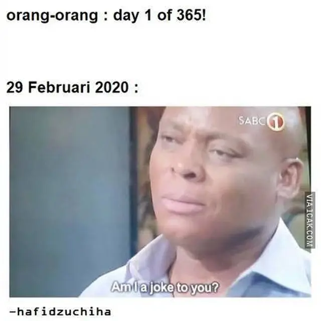 7 Meme Orang Lahir pada Tahun Kabisat Ini Kocak