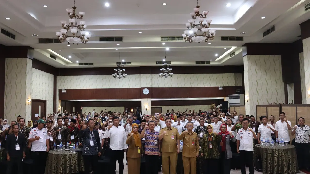 Aparatur desa antusias mengikuti pelatihan peningkatan kapasitas aparatur desa. (Istimewa)