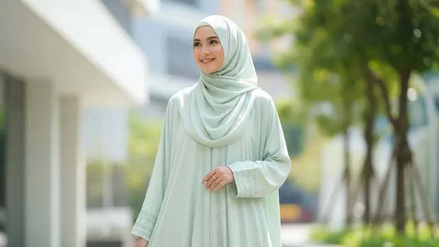 Abaya Gamis Syar’i Modern Tanpa Kesan Berlebihan
