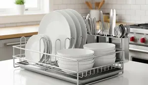 Rak Piring Gantung vs Rak Piring di Meja, Mana yang Lebih Praktis untuk Dapur Kecil?