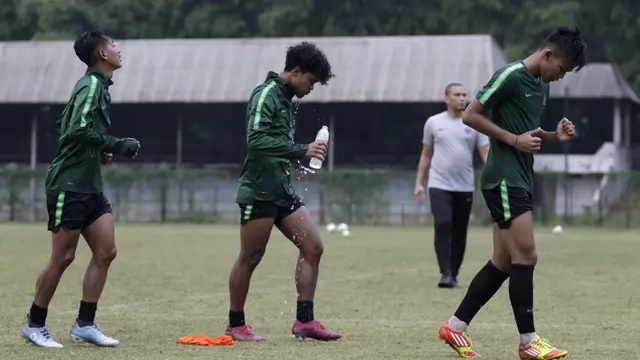 Latihan Timnas Indonesia U-19