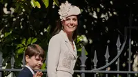 Kate Middleton Tanggalkan Biru untuk Setelan Putih Gading, Kebaktian Paskah Pertama Sejak 2023