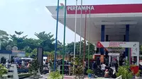BBM Langka di SPBU Kualanamu, Antrean Mengular hingga ke Bandara
