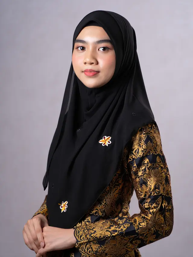 Gamis Syar'i Motif Etnik Trendy