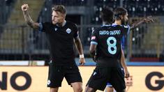 Tim Elang Ibu Kota, Lazio bangkit usai tertinggal 0-1 atas tuan rumah sekaligus tim promosi Empoli dalam laga pembuka Liga Italia 2021/2022 di Carlo Castellani Stadium, Sabtu (21/8/2021). Lazio melakukan comeback dan memukul balik Empoli 3-1 di laga tersebut. (Foto: LaPresse via AP/Marco Bucco)