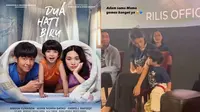 Potret Nurra Datau tampil keibuan dalam konferensi pers film Dua Hati Biru (sumber: Instagram/nuradatau)