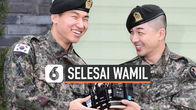 Sejak memulai tugas wajib militer pada Maret 2018 lalu, anggota Big Bang, Taeyang dan Daesung, resmi telah menyelesaikan tugas tersebut, Minggu (10/11/2019) kemarin. Mereka keluar dari Pusat Komando Operasi Pangkalan Militer Yongin, Gyeonggi, Korsel.
