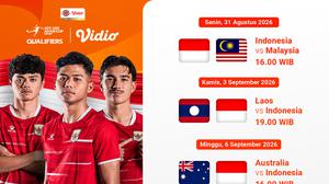 AFC U20 Asian Cup 2027 Qualifiers: Indonesia U20 Akan Bertemu Malaysia, Laos Hingga Australia di Vidio