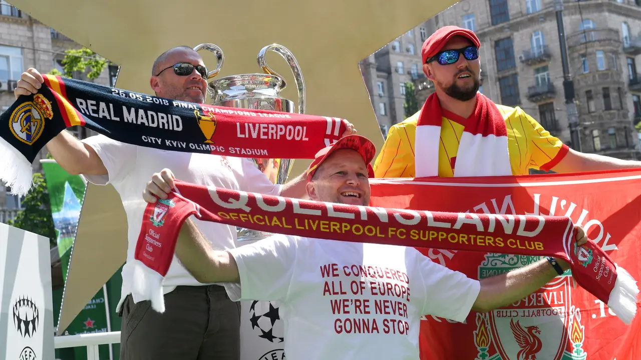 Fans Liverpool Mulai Ramaikan Kiev Jelang Final Liga Champions