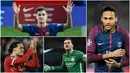 Berikut ini formasi 11 pemain termahal dunia dengan masing- masing posisinya, mulai dari bek, gelandang hingga striker. (Foto- foto Kolase AP dan AFP)