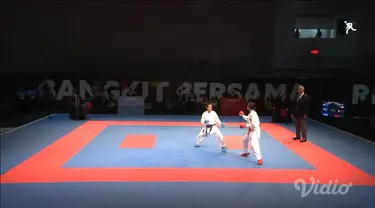 Tim Karate Putri kembali membawa nama Indonesia berkumandang setelah mengalahkan tim dari Thailand (0-6)