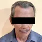 Abdul Latip (60), kakek bejat di Sumenep tega memperkosa anak di bawah umur yang merupakan tetangganya sendiri hingga hamil. (Liputan6.com/ M Fahrul)