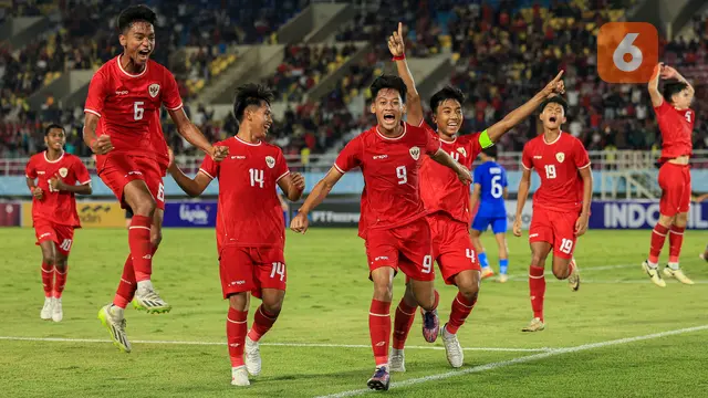 Foto: Awal Meyakinkan Timnas Indonesia U-16 setelah Libas Singapura Tiga Gol Tanpa Balas di Matchday Pertama Grup A Piala AFF U-16 2024