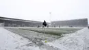 Baik pihak Burnley maupun Tottenham menerima keputusan penundaan ini. Mengenai tanggal pengganti, hal itu diputuskan di lain hari. (AP Photo/Rui Vieira)