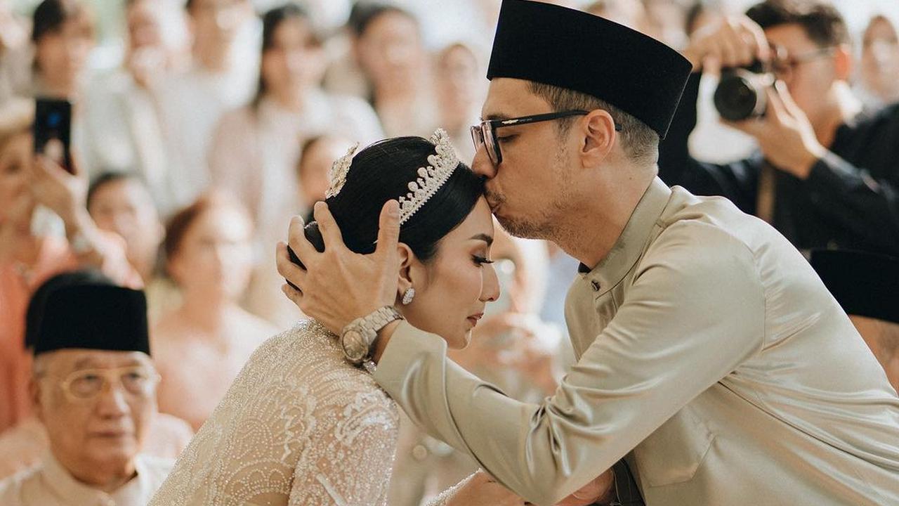 6 Momen Akad Nikah Tyas Mirasih dan Tengku Tezi, Usung Adat Melayu Modern