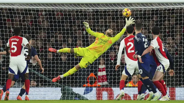 Foto: Arsenal Beri Kekalahan Pertama untuk Pelatih Anyar MU Ruben Amorim di Liga Inggris