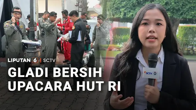 Gladi Bersih Upacara HUT ke-81 RI