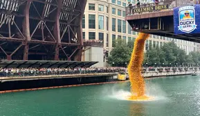 90.000 Bebek Karet Dibuang ke Sungai Chicago, Ini Tujuannya