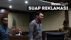 Gubernur DKI Jakarta Basuki Tjahaja Purnama atau Ahok terpancing kemarahannya ketika terus diberondong pertanyaan oleh penasihat hukum terdakwa suap Reklamasi, Mohamad Sanusi.