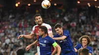 Satu-satunya pertandingan bergengsi yang pernah digelar di Baku Olympic Stadium adalah partai final Liga Europa 2018/2019 antara Chelsea melawan Arsenal pada 29 Mei 2019. (AFP/Kirill Kudryavtsev)