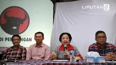 Megawati Soekarnoputri mengucapkan terima kasih kepada warga DKI, karena masih mempercayakan Ahok-Djarot untuk memimpin.