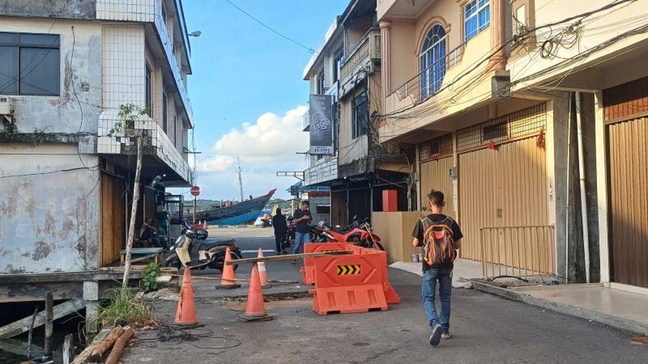 Jalan Pelantar II Berusia 3 Dekade, Pemprov Kepri Gelontorkan Dana BTT untuk Perbaikan Jalan Amblas Tanjungpinang