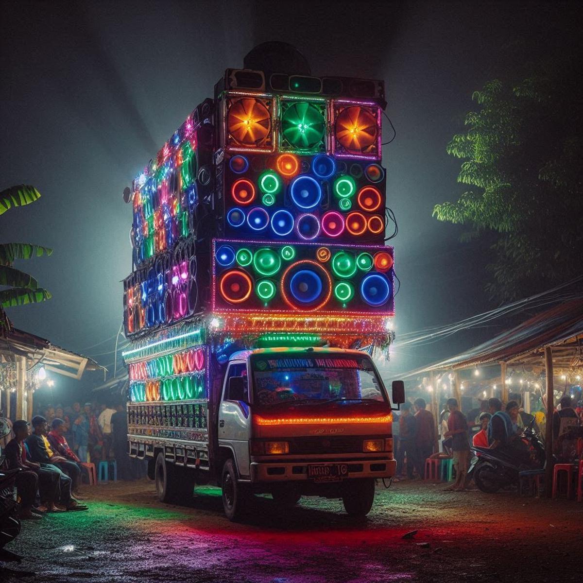 Ilustrasi Sound Horeg