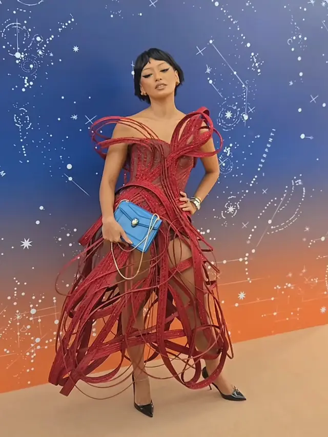 Asmara Abigail saat BVLGARI Year End Party. [@stefanietefi]