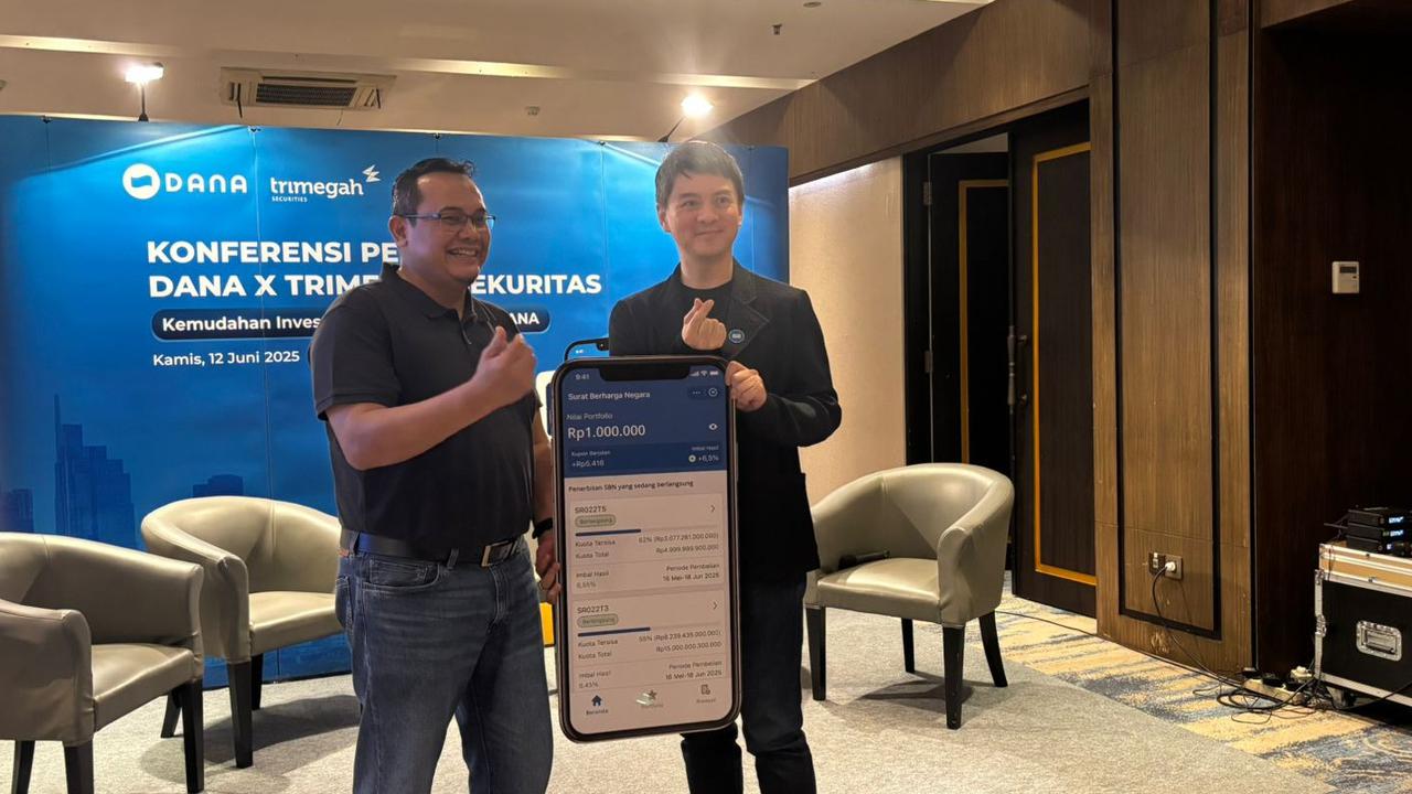 DANA Gandeng Trimegah Sekuritas Hadirkan Investasi e-SBN di Genggaman