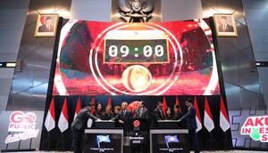 Pencatatan saham perdana PT Pelayaran Jaya Hidup Baru Tbk (PJHB), Kamis (6/11/2025). (Foto: BEI)