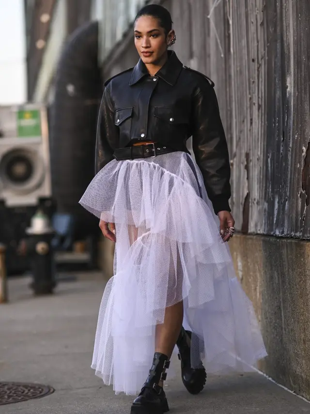 Tren tulle skirt