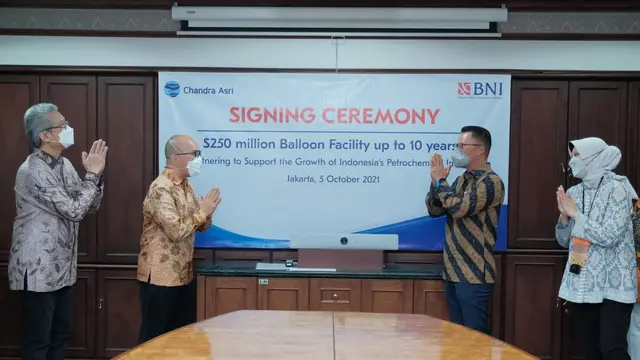 Chandra Asri Raih Fasilitas Balloon Payment USD 250 Juta dari BNI dengan Tenor hingga 10 tahun untuk Ekspansi dan Pertumbuhan Bisnis