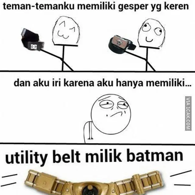 6 Potret Nyeleneh Ikat Pinggang Ini Bikin Tepuk Jidat