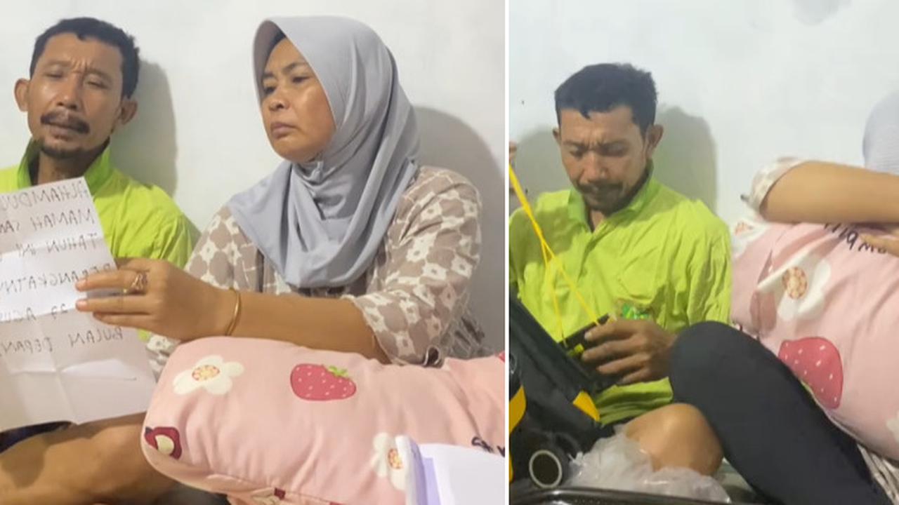 Momen Wanita Beri Kejutan Umrah untuk Kedua Orang Tuanya, Tangis Bahagia Ibunda Bikin Haru Warganet