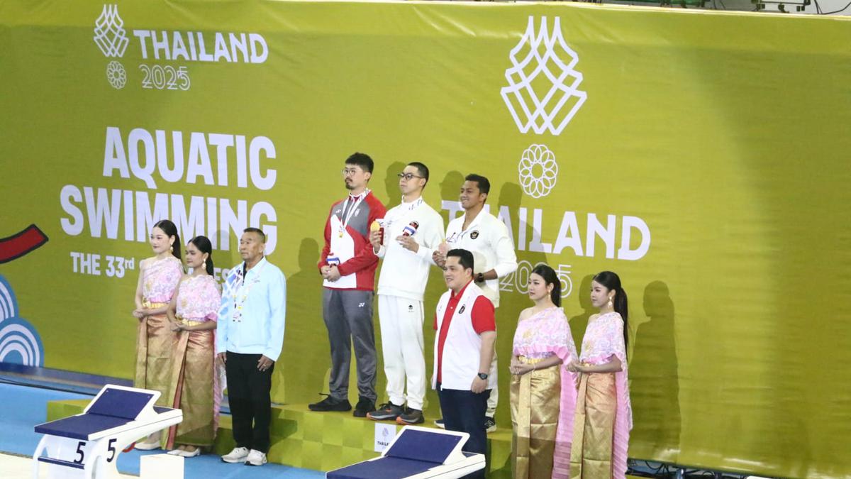 Sumbang 3 Emas, 3 Perak dan 5 Perunggu, Renang Indonesia Lampaui Target di SEA Games 2025
