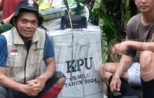 Perjuangan Polisi & TNI Susuri Hutan dengan Jalan Terjal 11 Jam Demi Kawal Kotak Suara