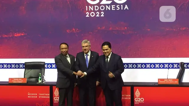 Menteri Pemuda dan Olahraga RI Zainudin Amali menjawab keraguan sejumlah pihak soal rencana Indonesia yang ingin menjadi tuan rumah Olimpiade tahun 2036 (Liputan6.com/Teddy Tri Setio Berty)