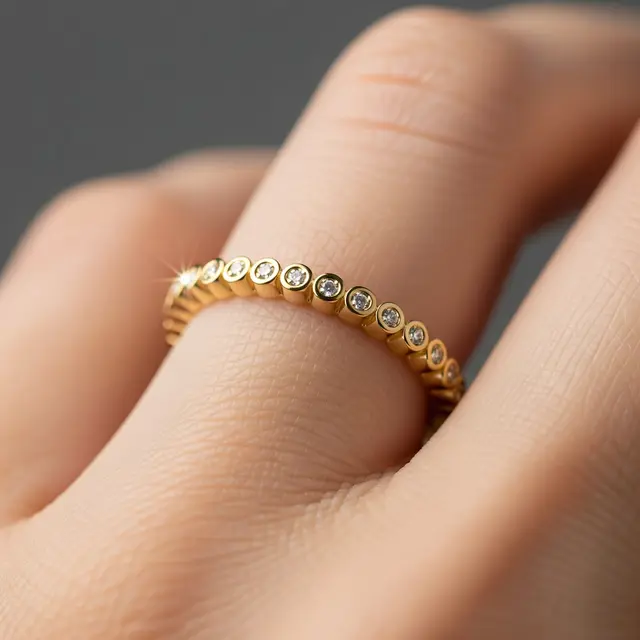 Cincin Emas Model Boba