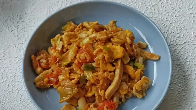 Resep Telur Orak-arik Tomat @Imami23