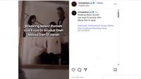 Rumah Anggota Komisi IX DPR Surya Utama atau Uya Kuya digeruduk massa pada Sabtu malam (30/8/2025). (Tangkapan Layar Instagram)