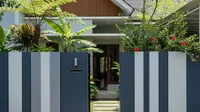 9 Model Pagar Tembok Minimalis Motif Garis Vertikal, Solusi Keamanan Modern