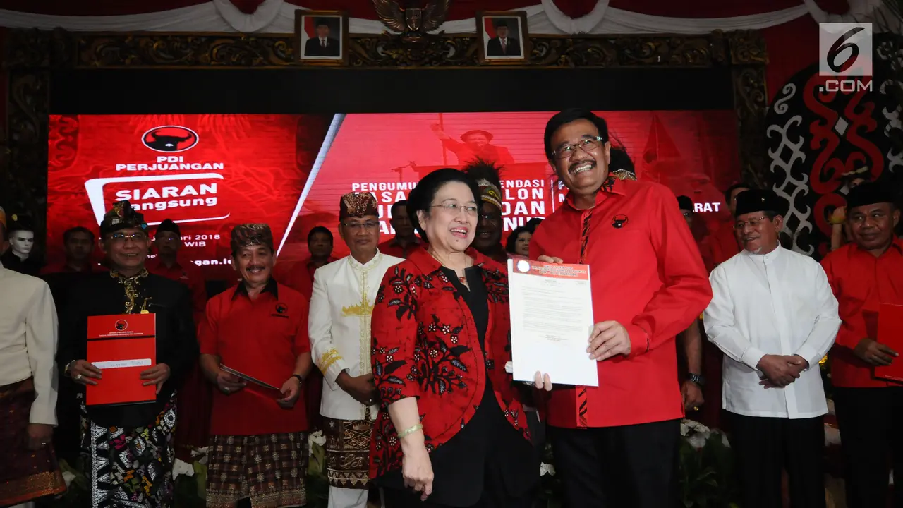 Ditunjuk Maju Dalam Pilkada Sumut 2018, Djarot Cium Tangan Megawati