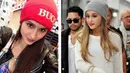 Wanita cantik Cinta Laura yang saat ini menetap di Los Angeles ini sering dikira Ariana ketika sedang melakukan aktivitasnya sehari-hari. (Via Instagram/@claurakiehl - @arianagrande)