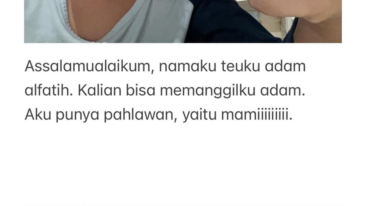 Potret Adam Anak Sulung Shireen Sungkar dan Teuku Wisnu