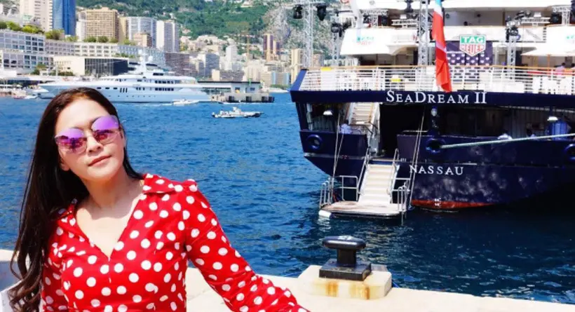 Maia Estianty saat berlibur di Monaco (Instagram)