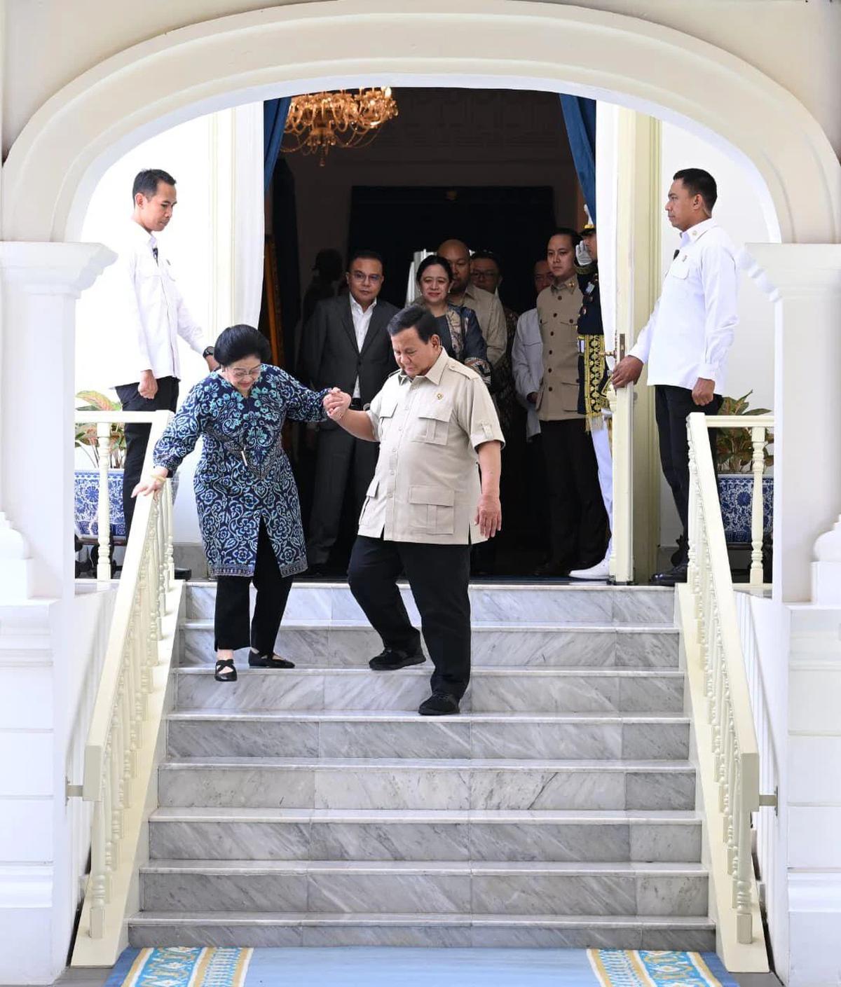 Megawati bertemu Prabowo di Istana