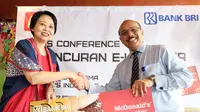 McDonald’s Indonesia dan Bank BRI Luncurkan E-Voucher Bagi Pemegang Kartu Kredit BRI.